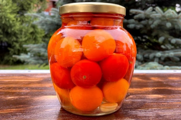Tomatoes with Honey without Vinegar for Winter