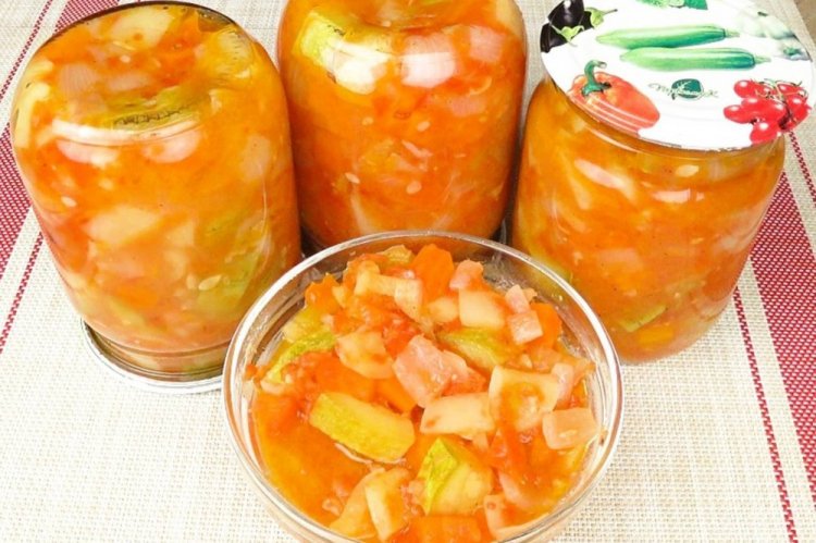 Uncle Ben's Zucchini without Vinegar for Winter