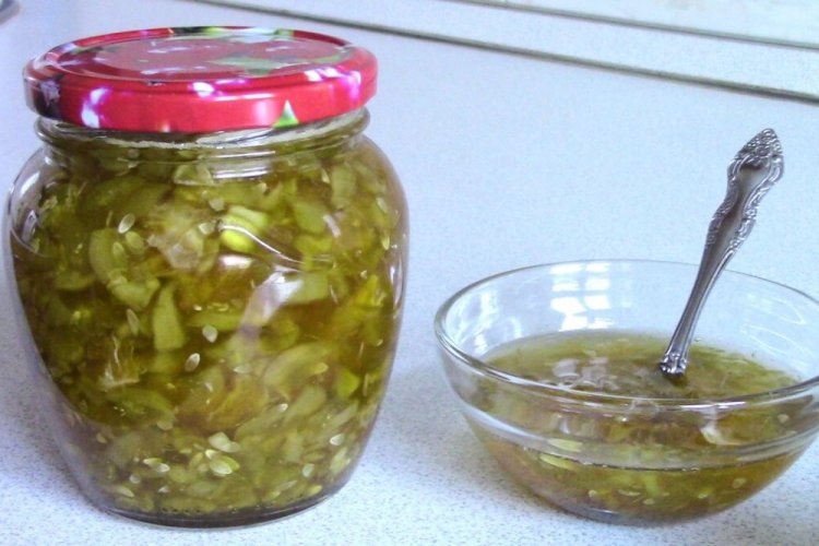 Cucumber Jam with Lemon and Mint