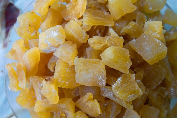 Candied Apples with Lemon Juice