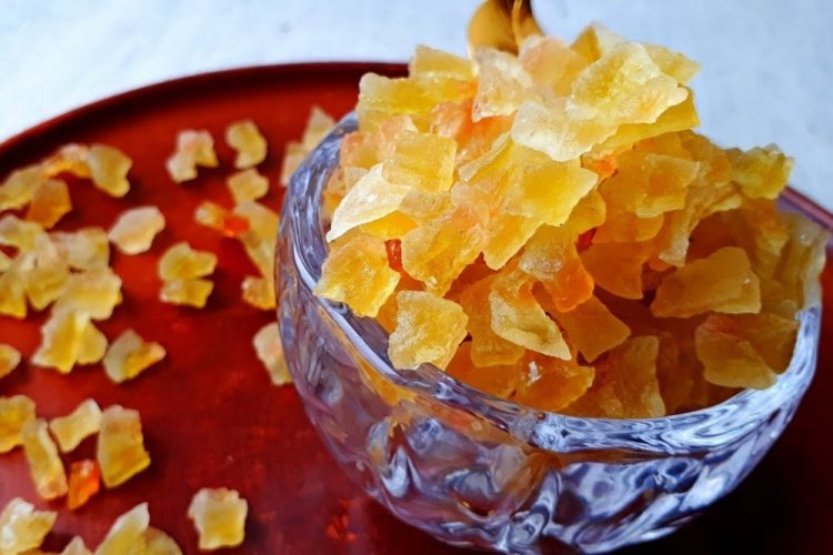 Candied Watermelon Rinds with Citric Acid