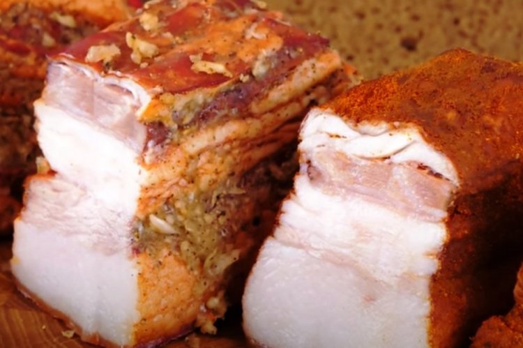 Pork Fat in Onion Skins in a Multicooker