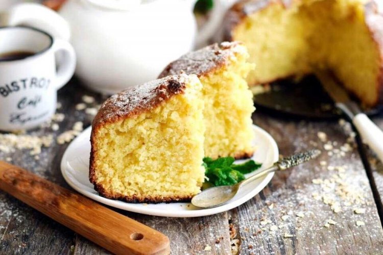 Buttermilk Semolina Cake (Mannik)