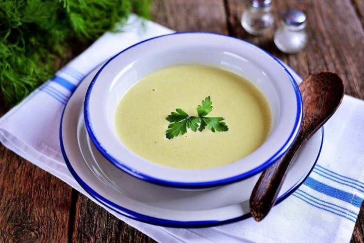 Crema de col para niños