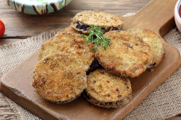 Eggplant in Batter and Breadcrumbs