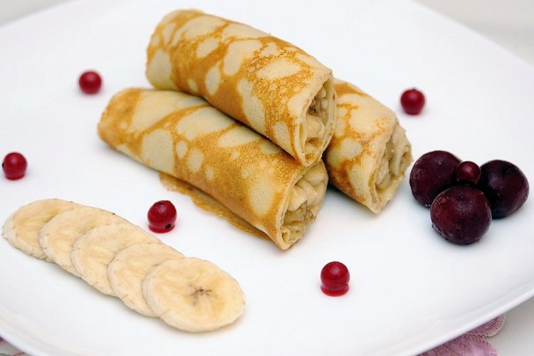 Sweet Banana Pancake Filling