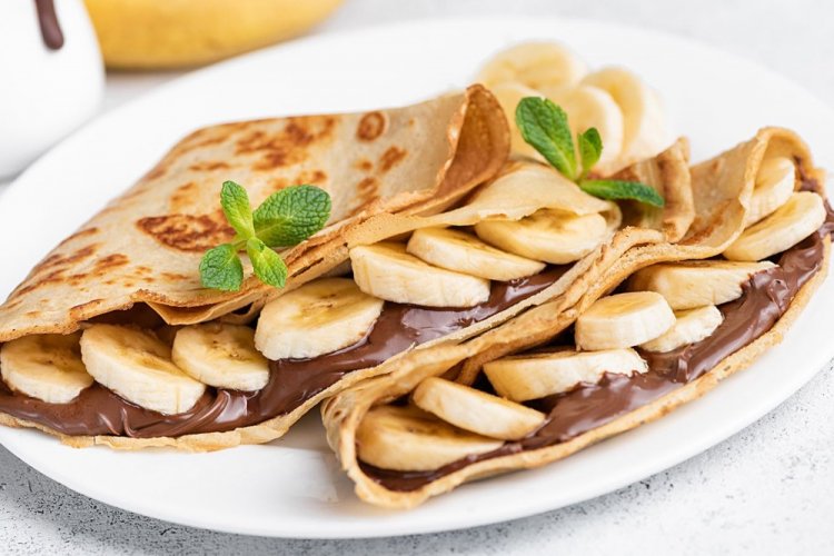 Nutella and Banana Pancake Filling
