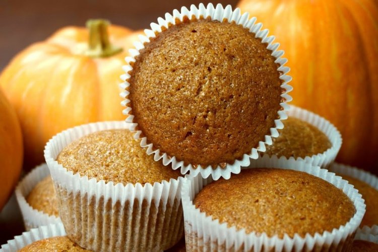 Pumpkin Muffins with Green Buckwheat Flour
