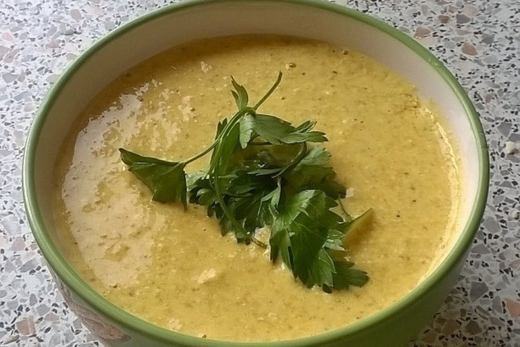 Green Buckwheat Cream Soup