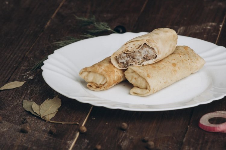 Meat and Potato Filling for Pancakes