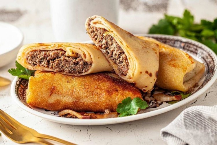 Meat and Liver Filling for Pancakes