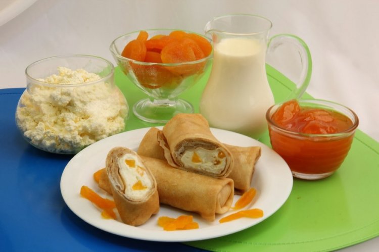 Cottage Cheese and Dried Apricot Filling