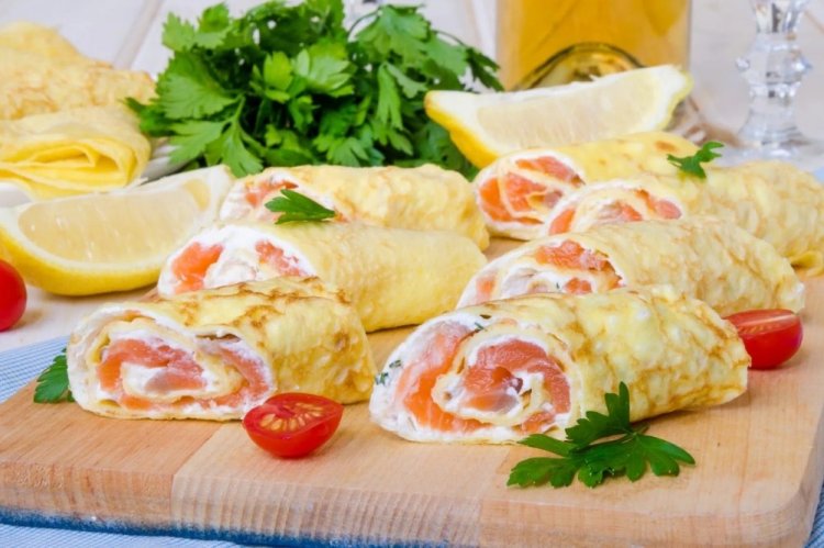 Cottage Cheese and Red Fish Filling