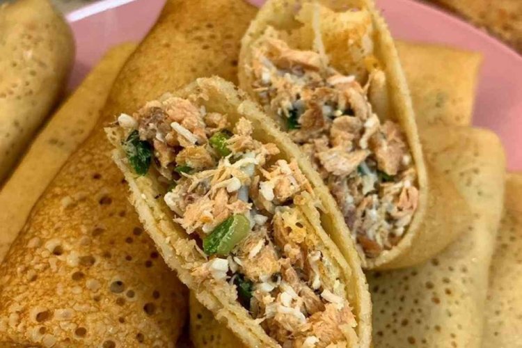 With Cottage Cheese and Pork