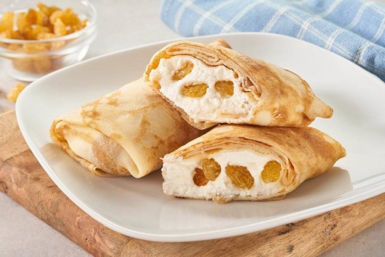 With Cottage Cheese and Raisins