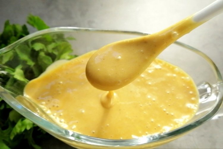 Salsa de miel y mostaza para shawarma