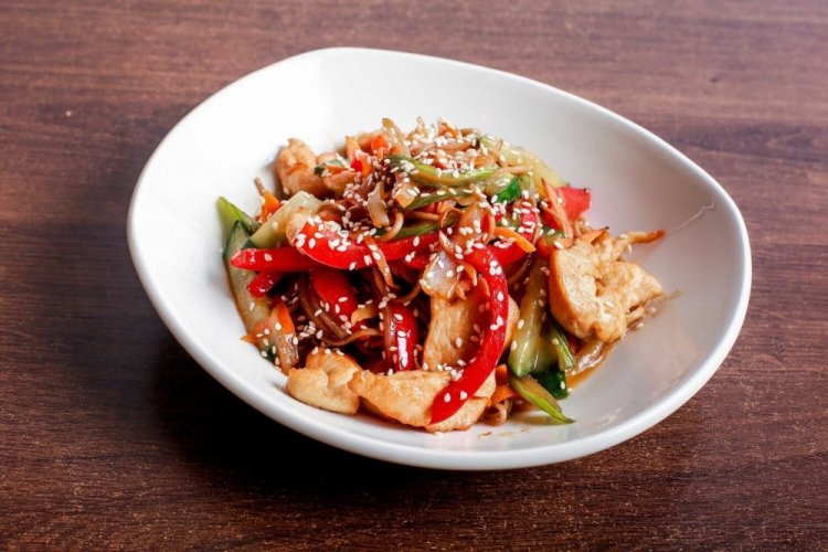 Thai Chicken and Teriyaki Salad