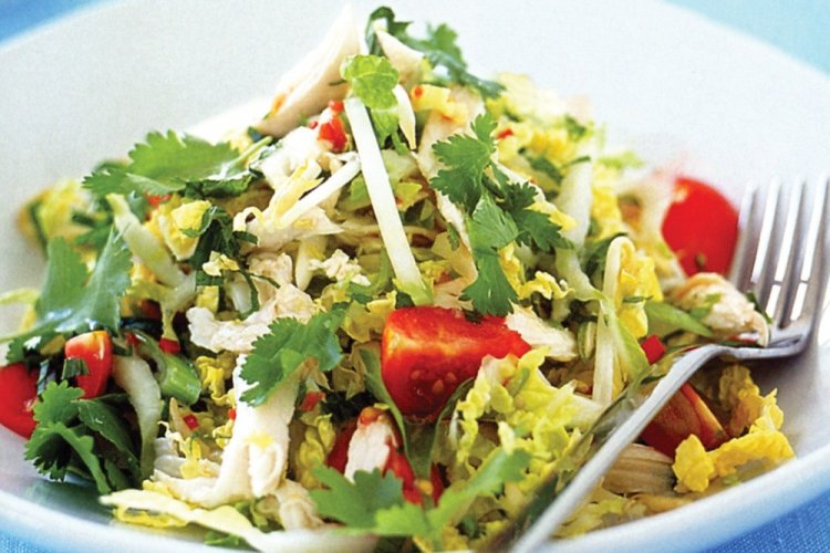 Thai Chicken and Napa Cabbage Salad
