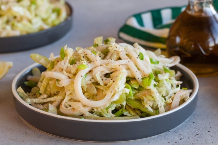 Thai Calamari and Ginger Salad