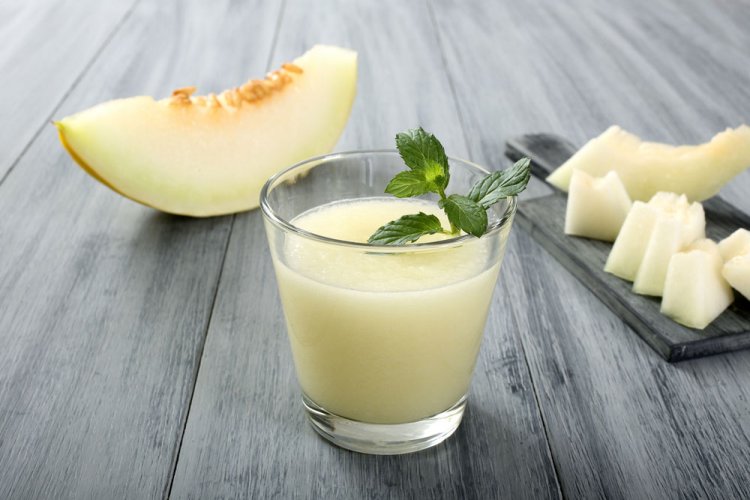 Melon and Sour Milk Smoothie