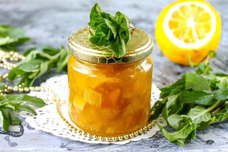 Zucchini Jam with Lemon and Mint