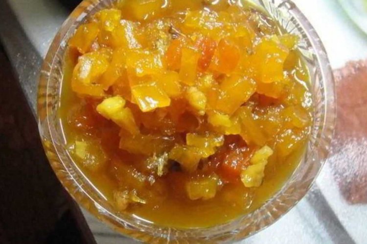 Zucchini Jam with Walnuts