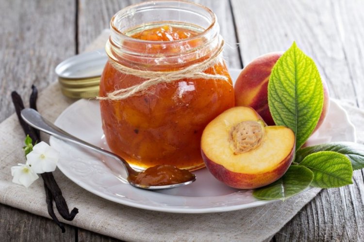 Zucchini Jam with Peaches