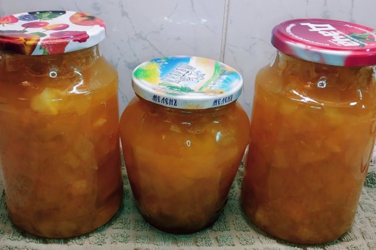 Zucchini Jam with Sea Buckthorn