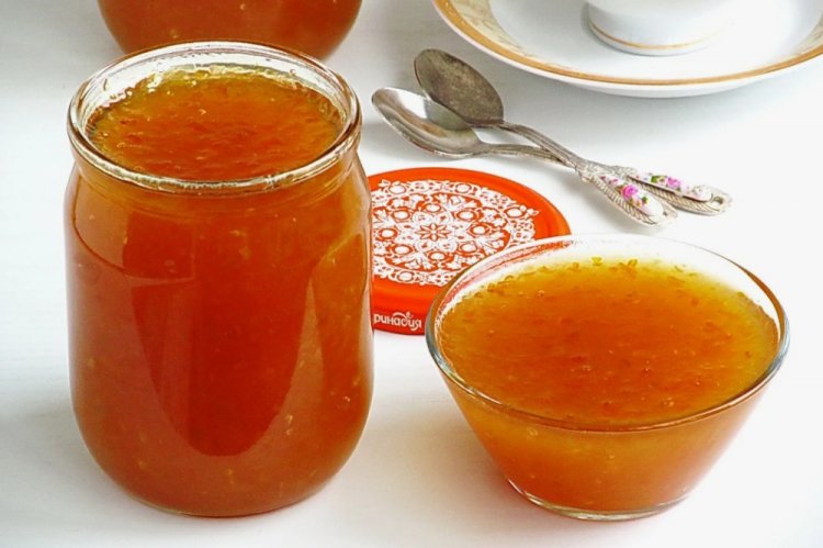 Zucchini and Cherry Plum Jam