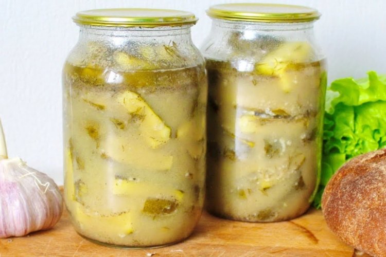 Marinade with Mustard Powder for Cucumbers