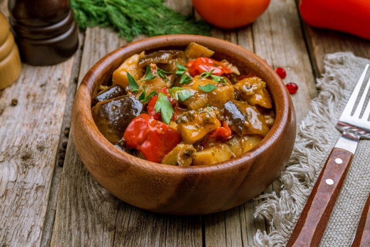 Estofado de berenjena al estilo georgiano