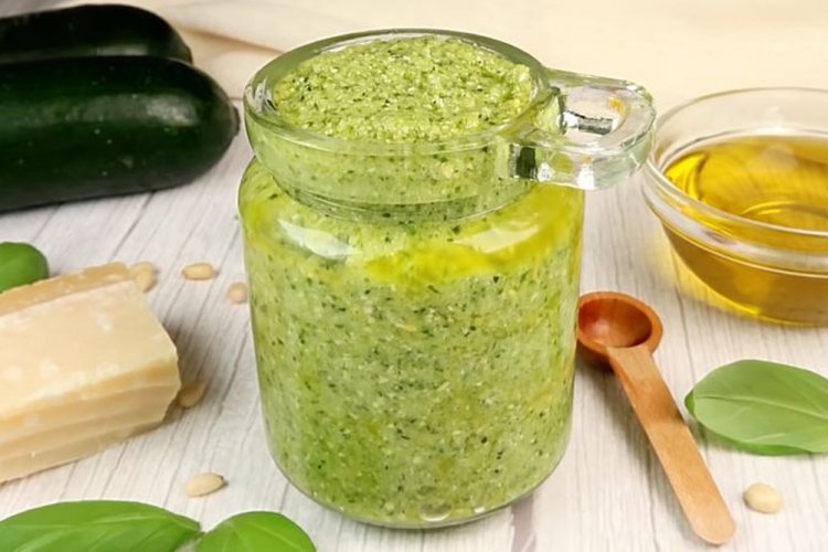 Untable de calabacín con miel para sándwiches