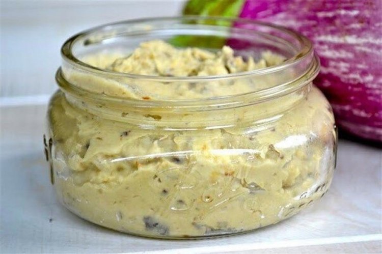 Eggplant Spread with Mustard for Sandwiches