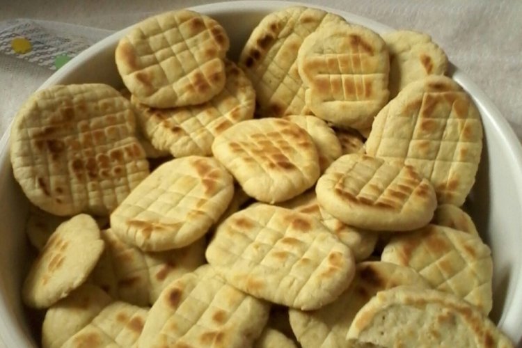 Hardtack Biscuits in a Frying Pan