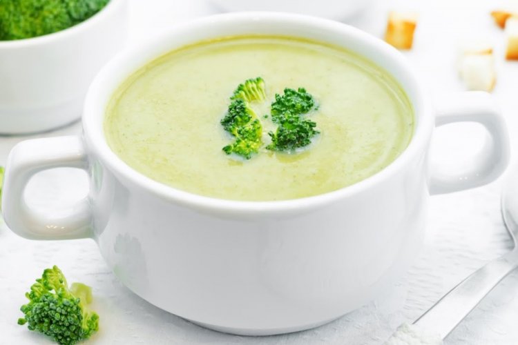 Crema de coliflor y brócoli