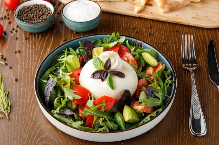 Burrata and Avocado Salad