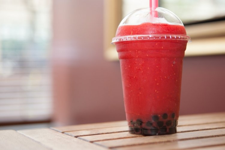 Berry Milk Bubble Tea