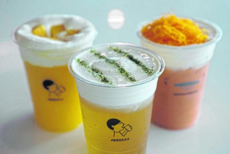 Berry Bubble Tea with Cheese Foam
