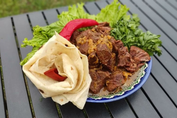 Beef in Beer in an Afghan Kazan