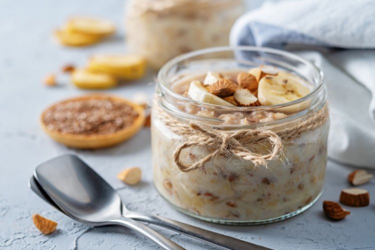 Condensed Milk Overnight Oats