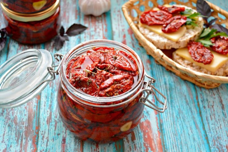 Tomates secos caseros