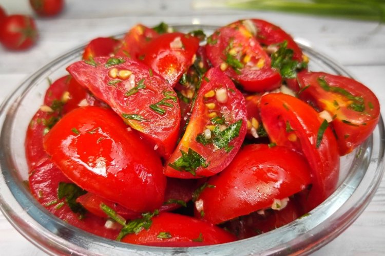 Tomates al estilo coreano