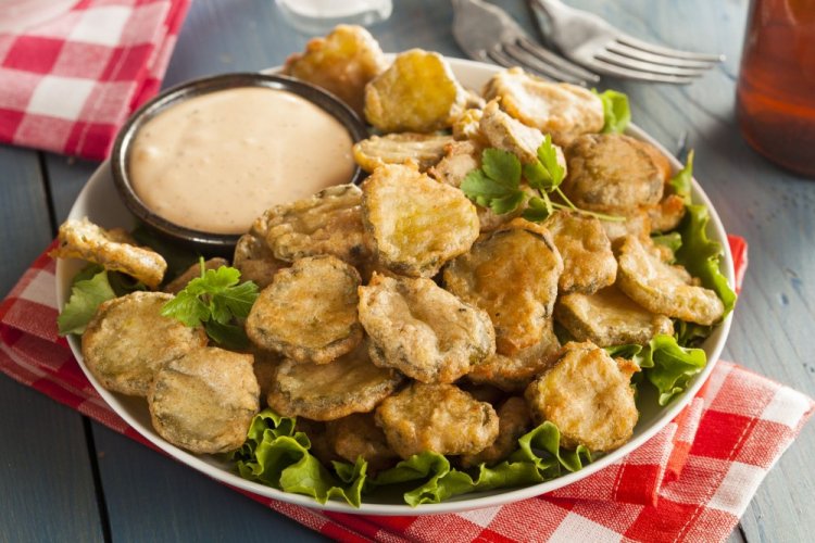 Breaded Fried Cucumbers