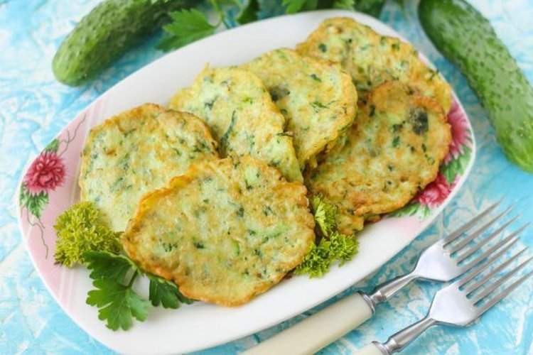 Cucumber Fritters