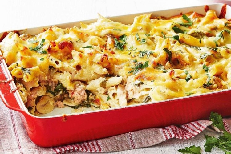 Baked Mac and Cheese with Tuna