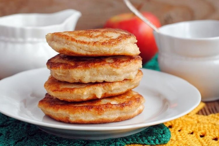 Ryazhenka Pancakes with Oat Flour