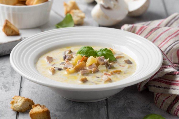 Creamy Mushroom and Vegetable Soup
