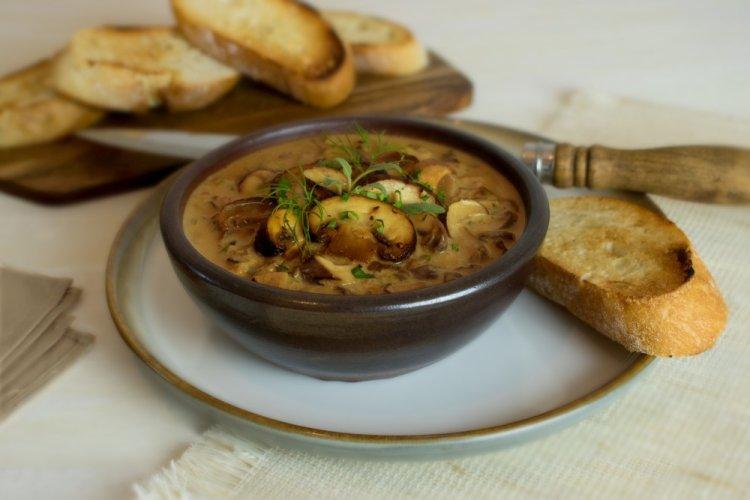 Creamy Porcini Mushroom Soup