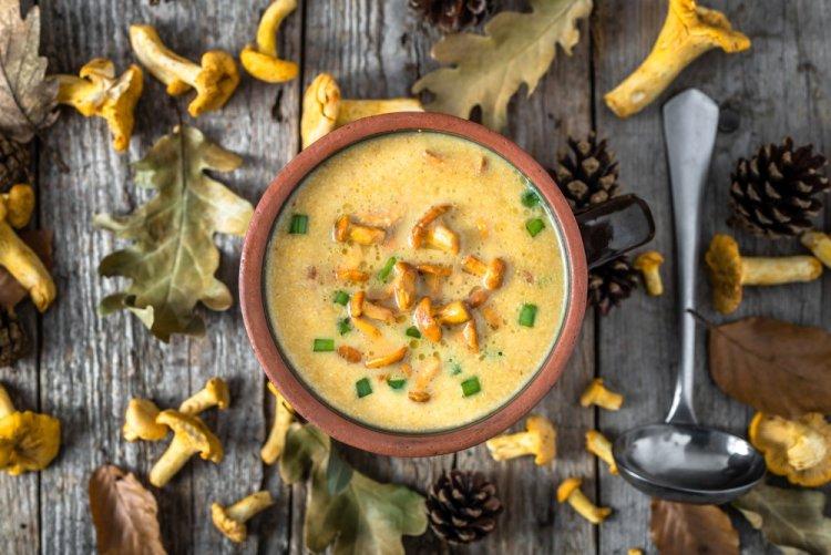 Creamy Chanterelle Soup