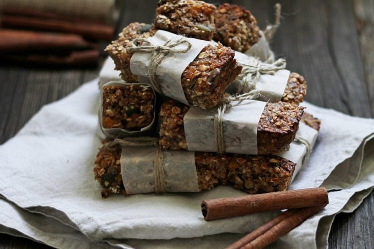Barritas de proteínas con higos